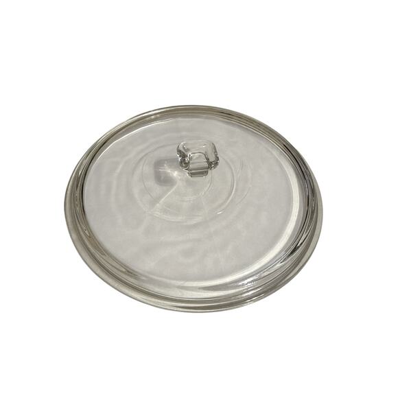 Glass Replacement Lid 9.75" W Sq Handle Fits Most Casserole/Crock Pot/Skillets - Picture 2 of 2